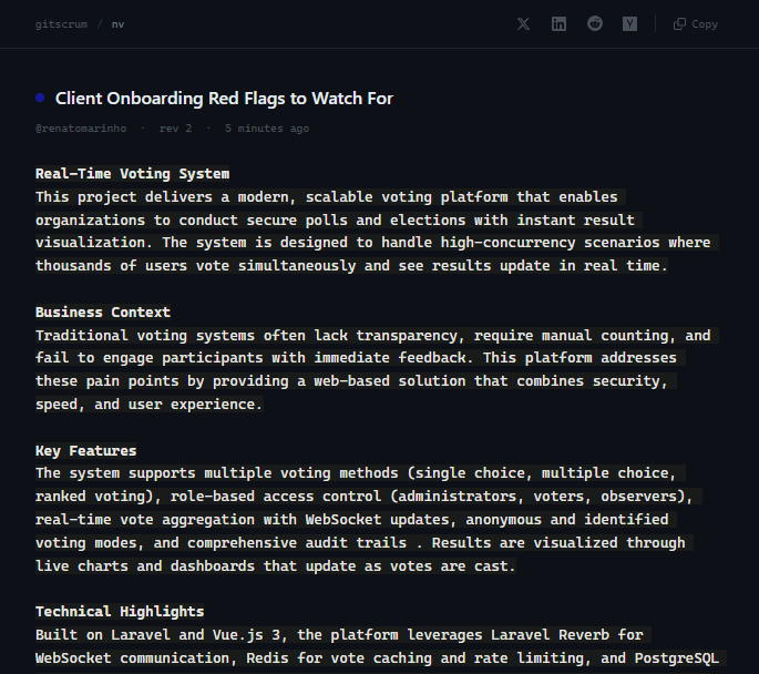 GitScrum NoteVault Personal - Publick Link