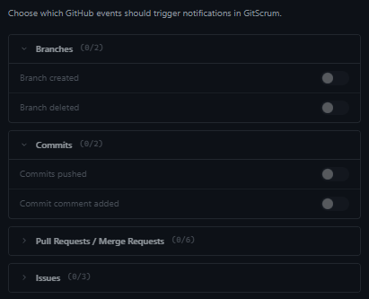 GitScrum Project Integrations