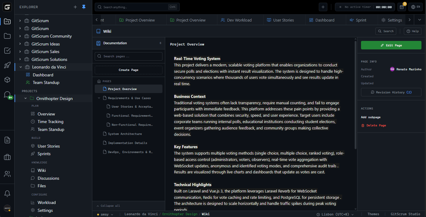 GitScrum Wiki Profissional